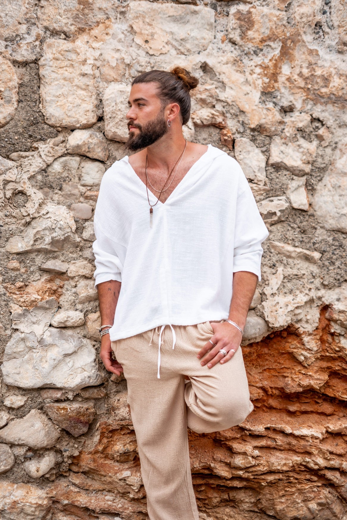 Bohemian item in white van ibzmode, Brands of Ibiza