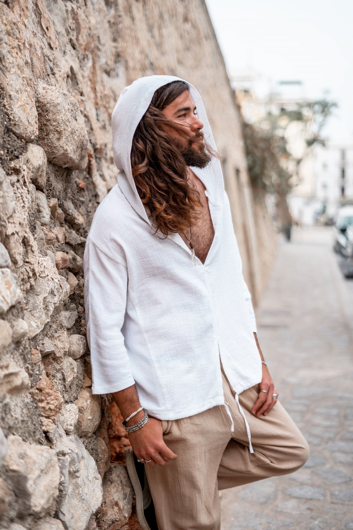 Bohemian item in white van ibzmode, Brands of Ibiza