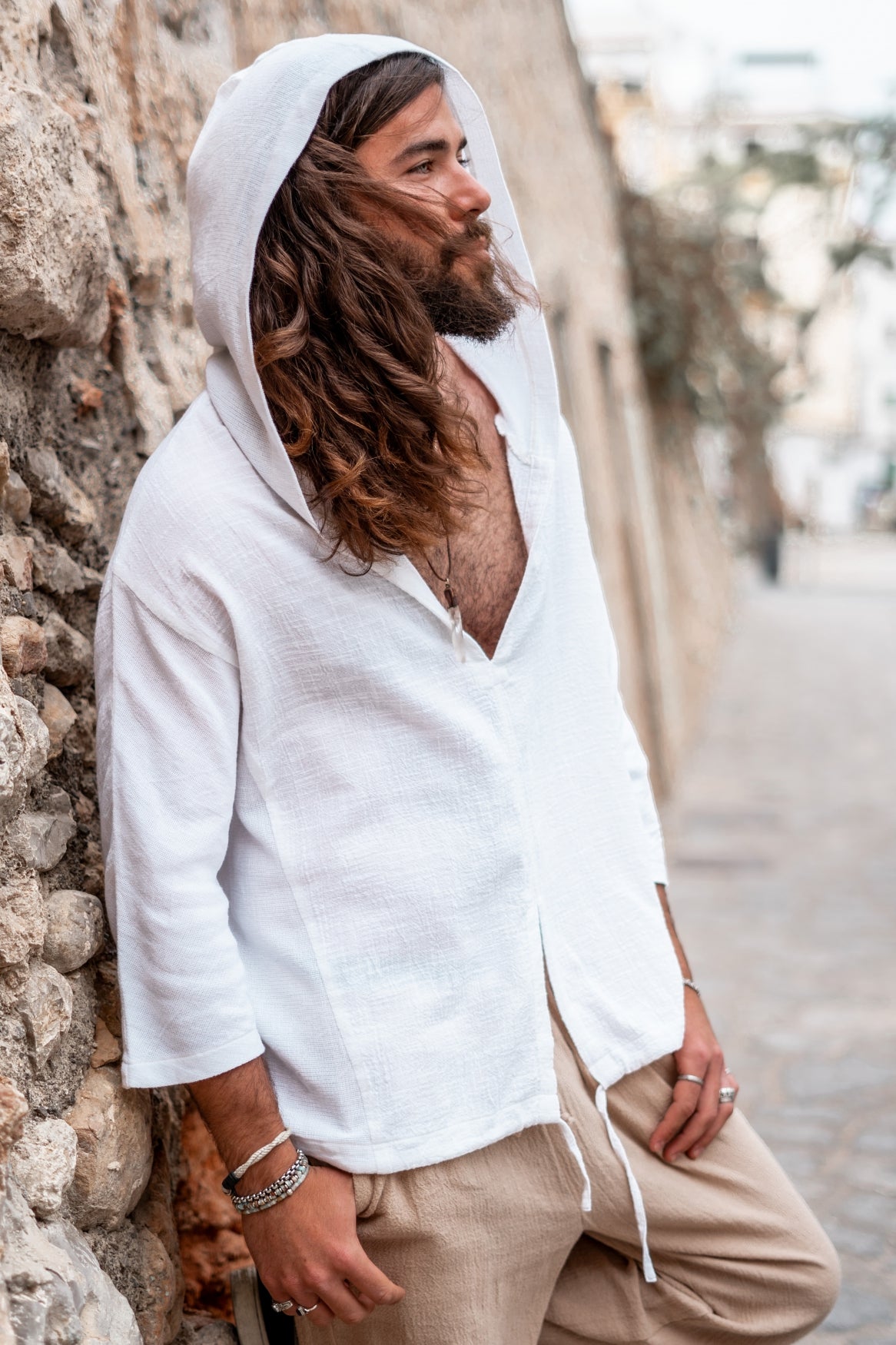 Bohemian item in white van ibzmode, Brands of Ibiza