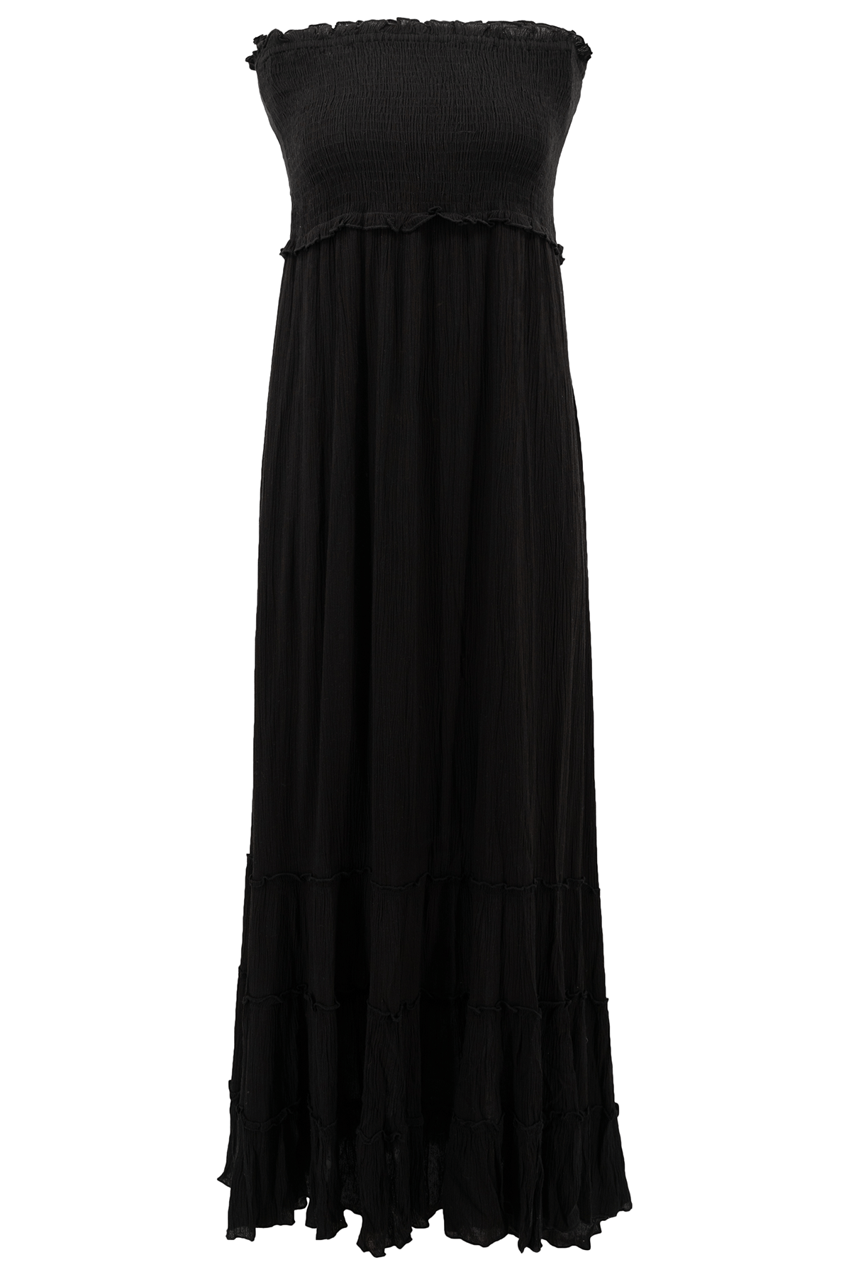 Bohemian jurk in black van ibzmode, Brands of Ibiza