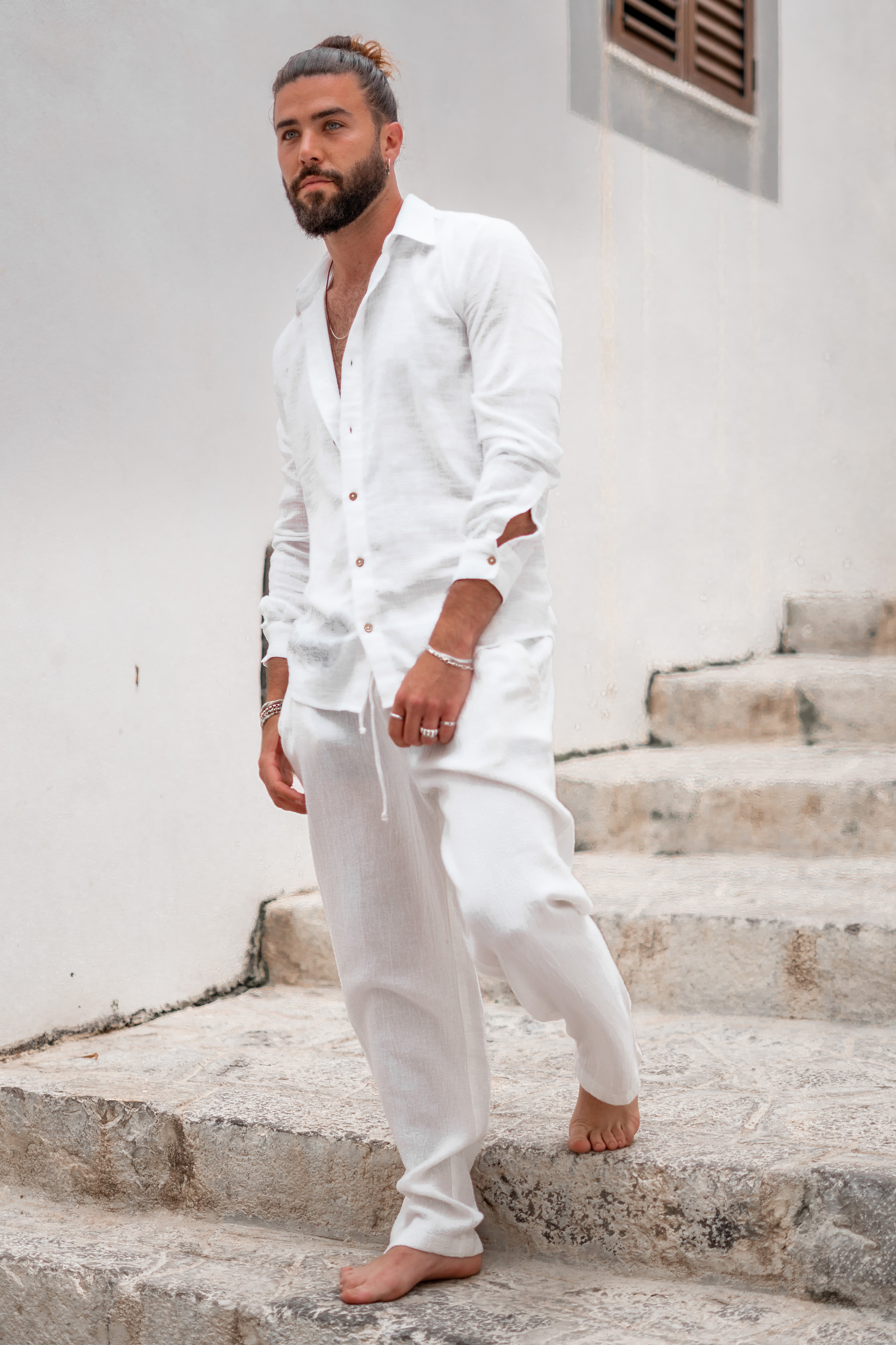 Bohemian item in white van ibzmode, Brands of Ibiza