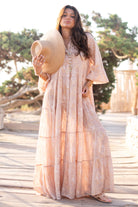 Ibzmode Dress Livana Lumira Old Pink bohemian summer dress