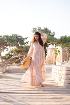 Ibzmode Dress Livana Lumira Old Pink bohemian summer dress