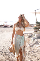 Ibzmode Wrap Pareo Skirt Miranza Mint beach pareo