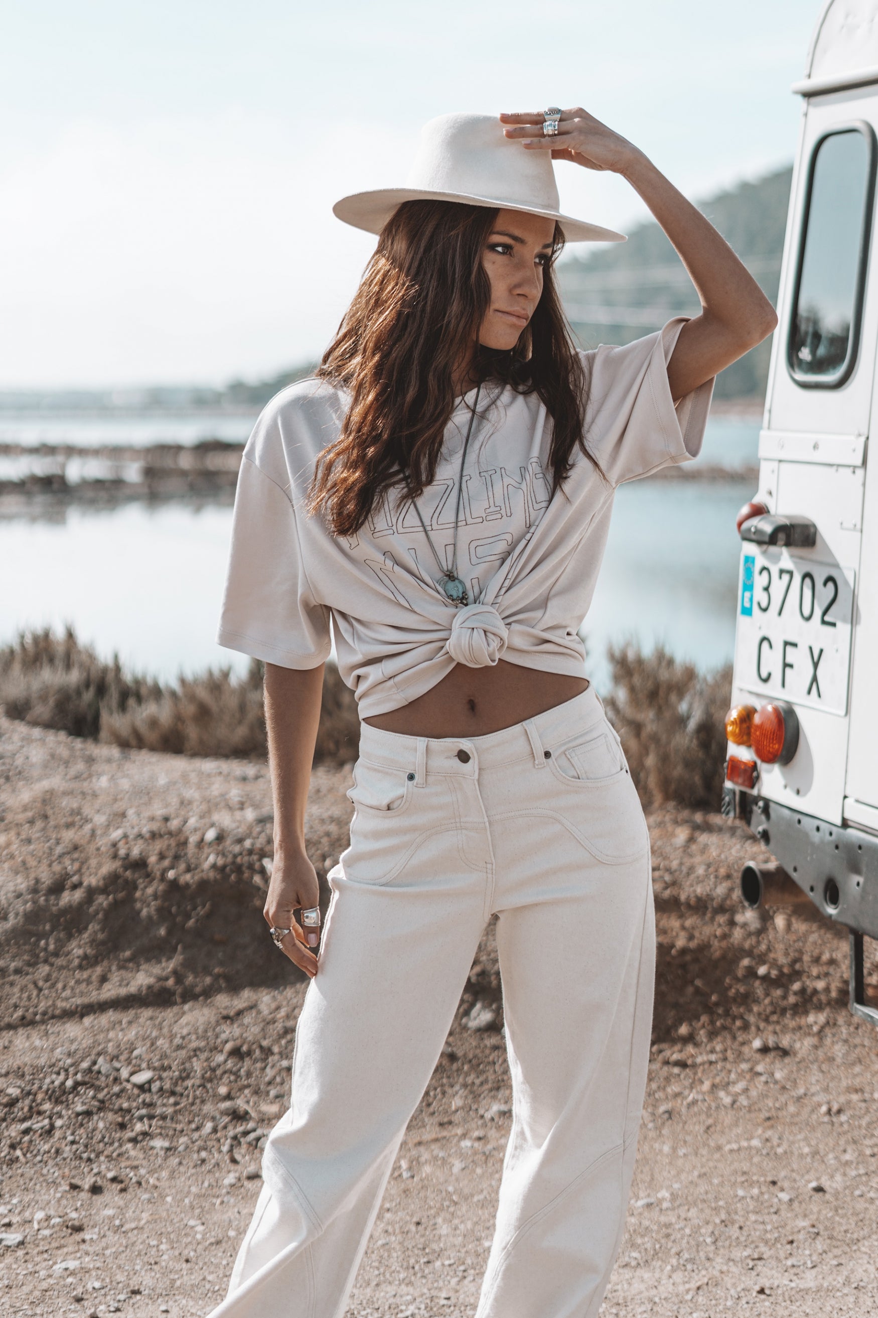 Bohemian piece in light beige by MOOST Wanted, Brands of Ibiza