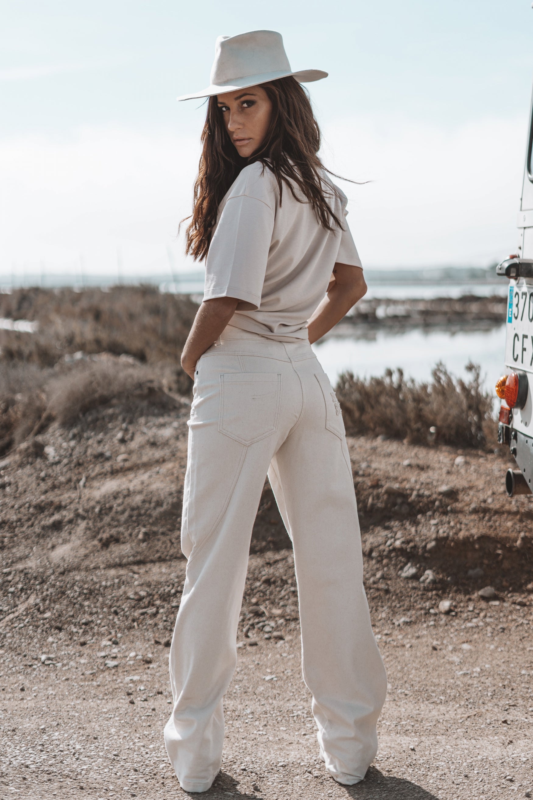 Bohemian piece in light beige by MOOST Wanted, Brands of Ibiza