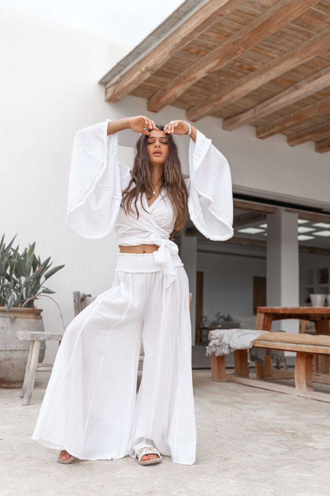 Bohemian item in white van ibzmode, Brands of Ibiza