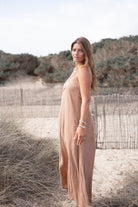 Ibizamode Dress Icha Powder with airy flowy fit and feminine summer look