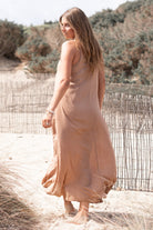 Ibizamode Dress Icha Powder with airy flowy fit and feminine summer look