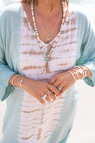 Ibizamode Kaftan Milla Maraluna Mint with airy ombre look and relaxed beach fit