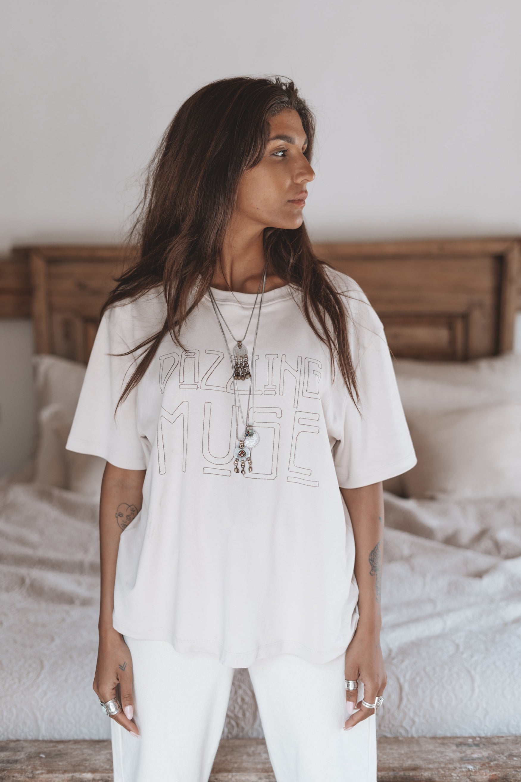 Bohemian piece in light beige by MOOST Wanted, Brands of Ibiza