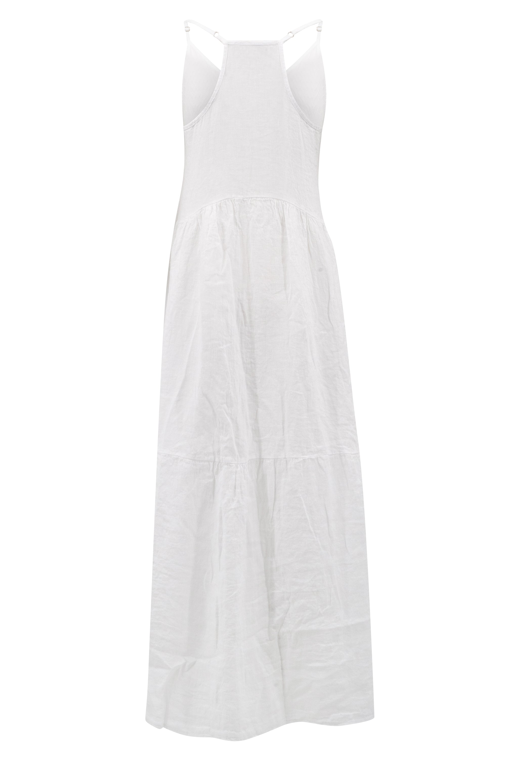 Bohemian jurk in white van ibzmode, Brands of Ibiza