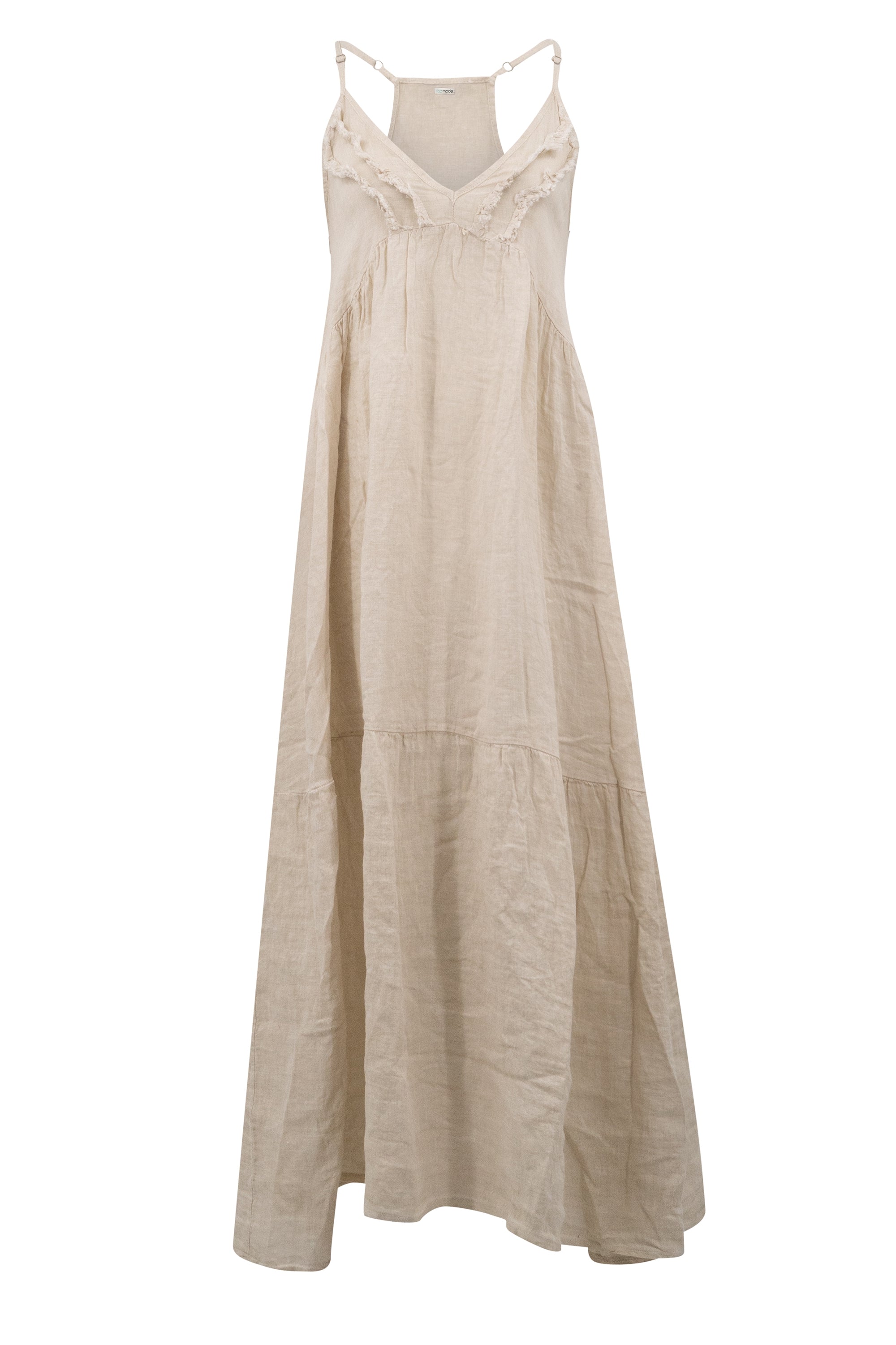 Bohemian jurk in stone van ibzmode, Brands of Ibiza