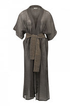 Kimono bohème anthracite foncé de la marque ibzmode, Brands of Ibiza