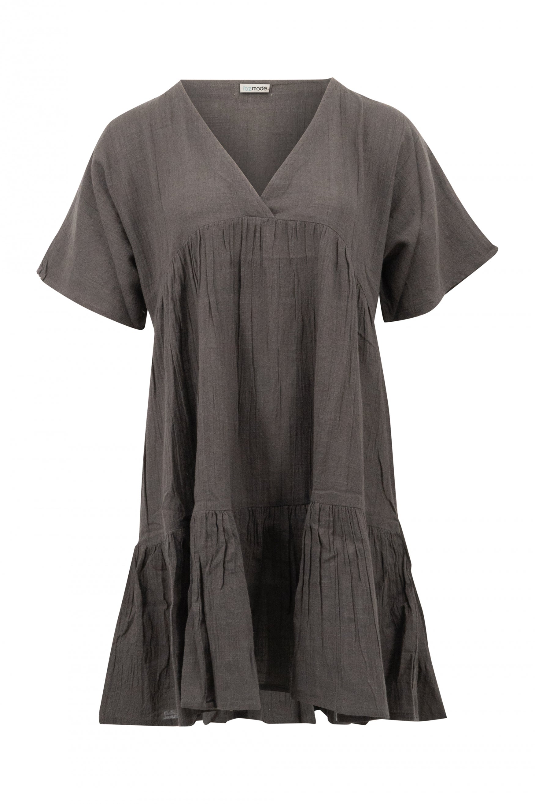 Bohemian jurk in anthracite van ibzmode, Brands of Ibiza