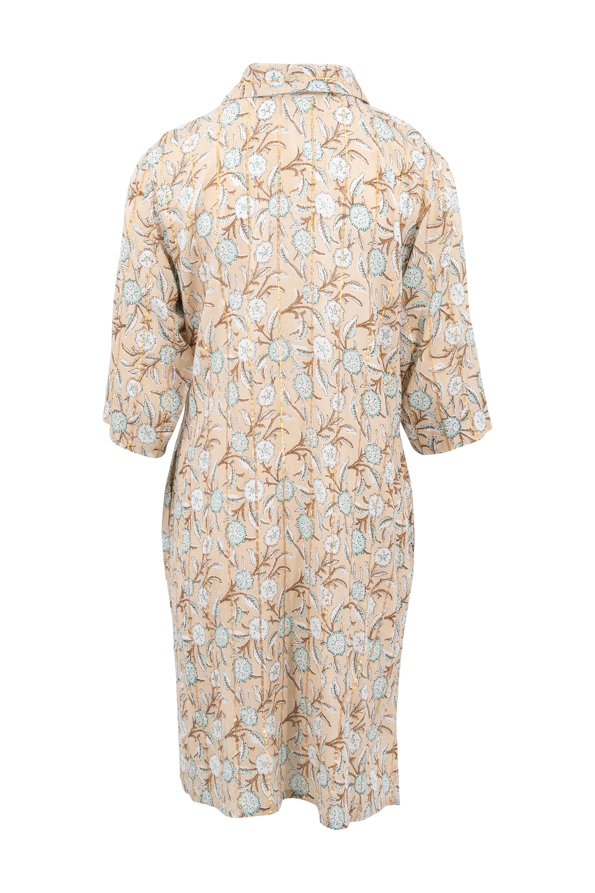 Bohemian blouse in sand van ibzmode, Brands of Ibiza