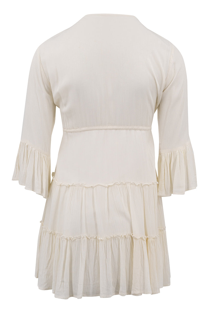 Bohemian jurk in ivory van ibzmode, Brands of Ibiza