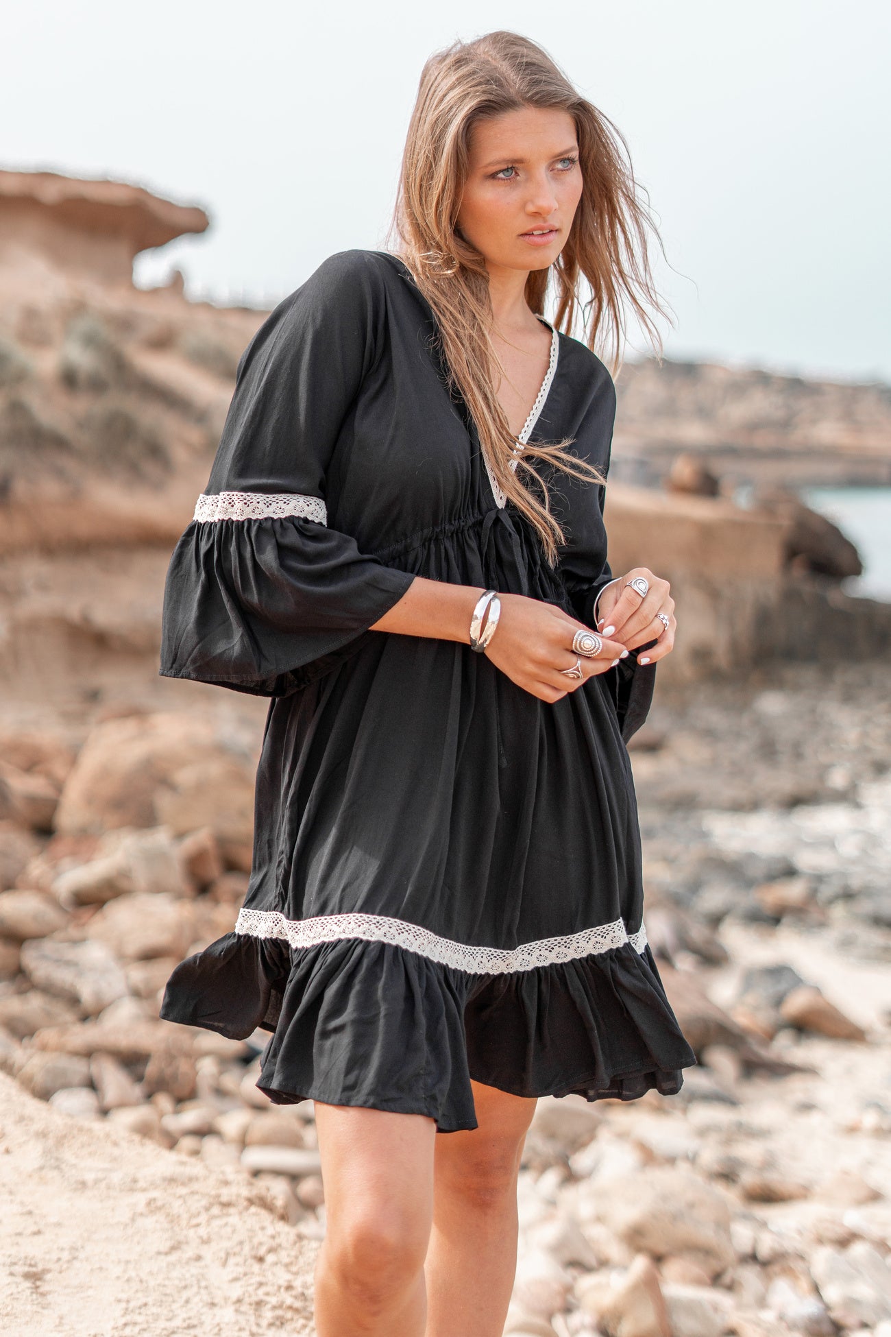 Bohemian item in black van ibzmode, Brands of Ibiza