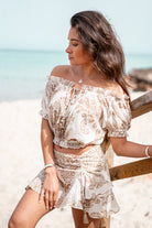 Top bohemio en color topo de ibzmode, Brands of Ibiza