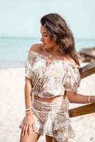 Top bohemio en color topo de ibzmode, Brands of Ibiza