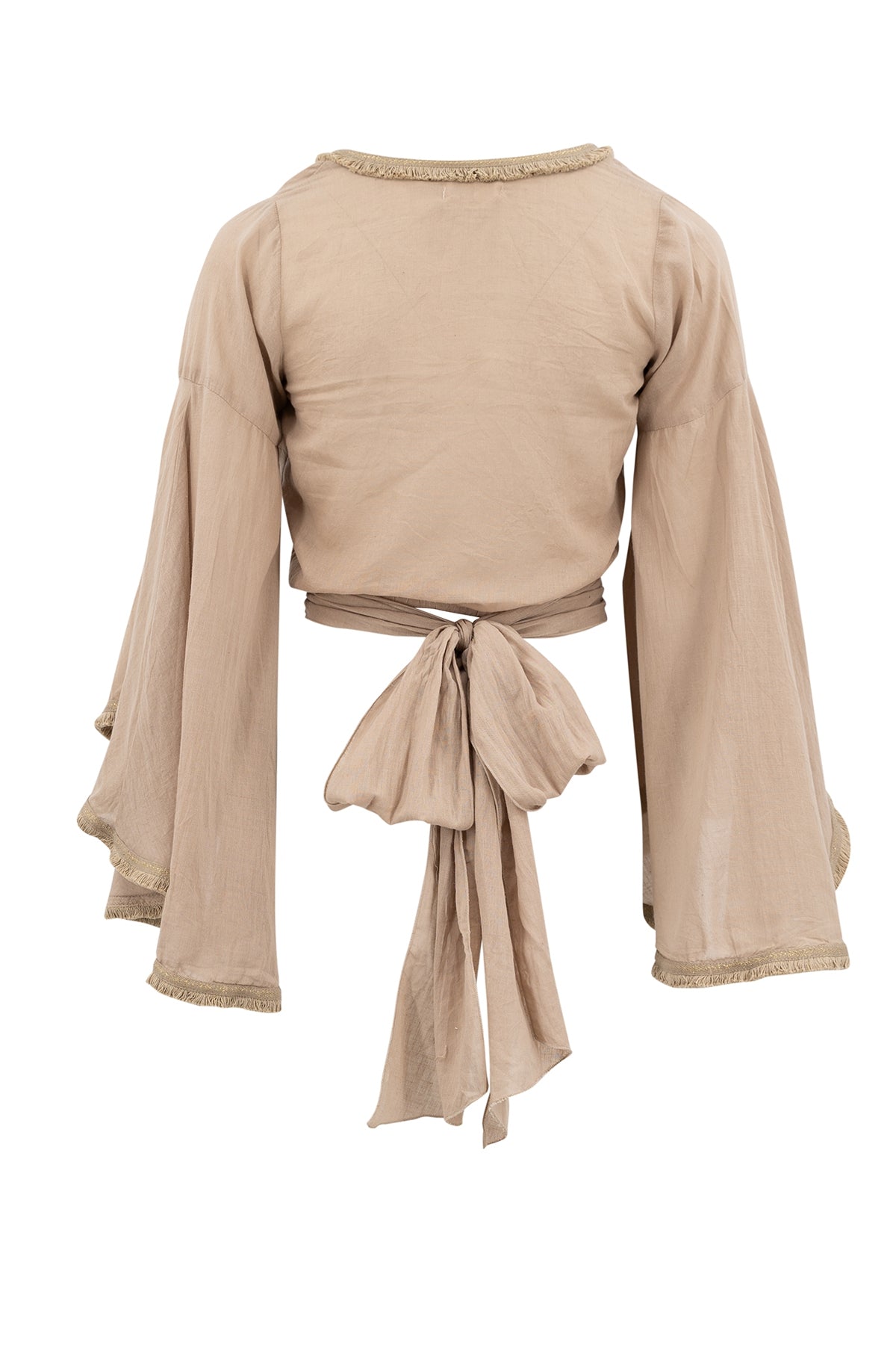 Bohemian top in ivory van ibzmode, Brands of Ibiza