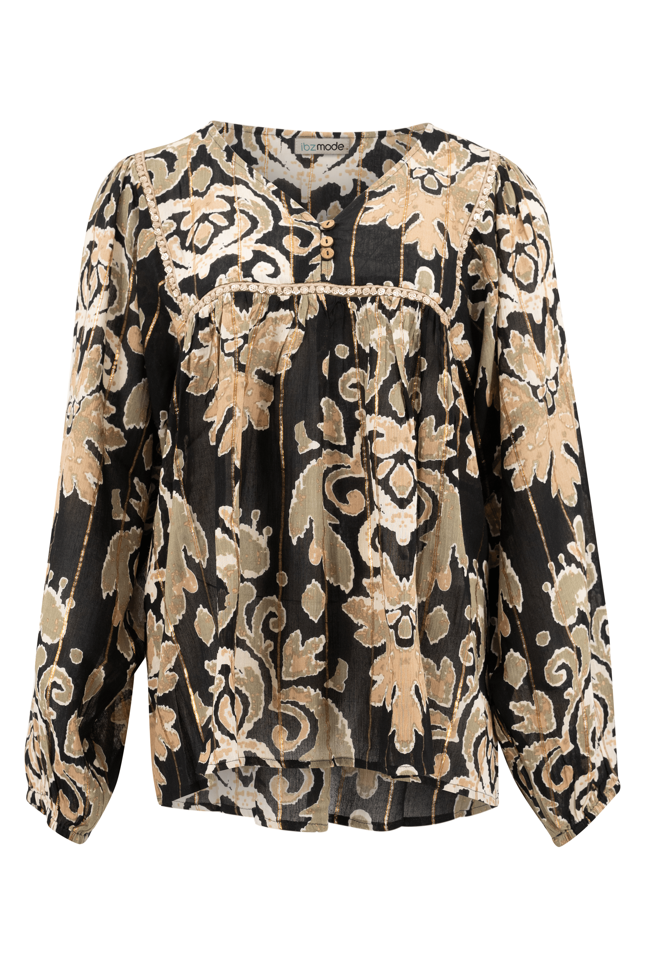 Bohemian rok in zwart van ibzmode, Brands of Ibiza