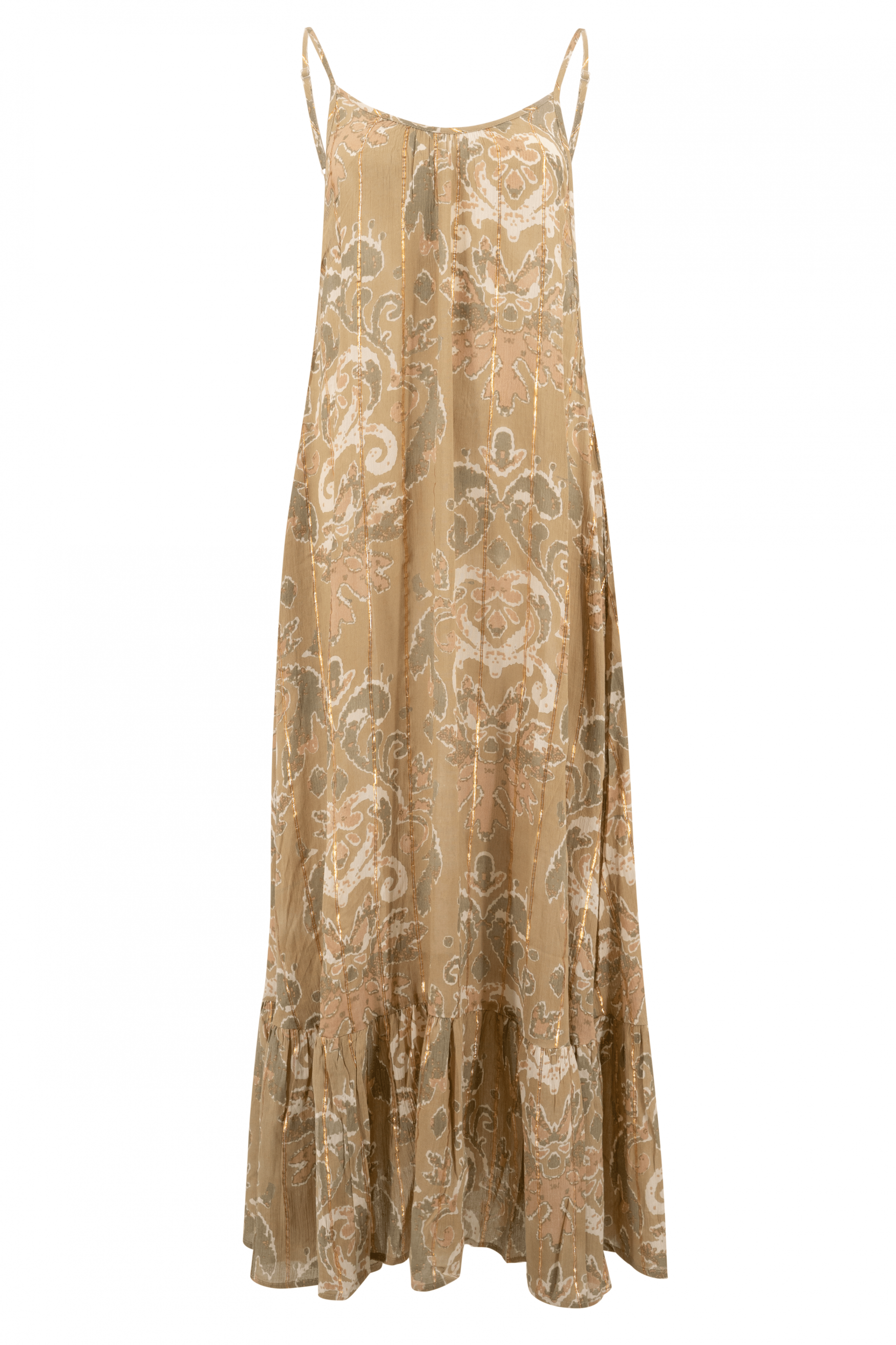 Bohemian jurk in khaki van ibzmode, Brands of Ibiza