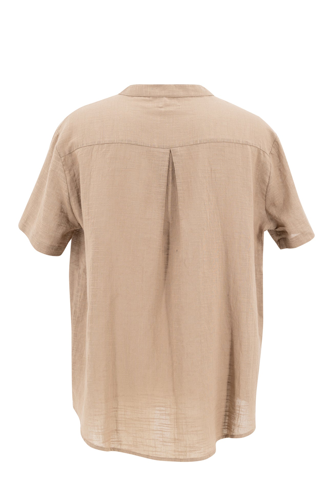 Bohemian blouse in taupe van ibzmode, Brands of Ibiza