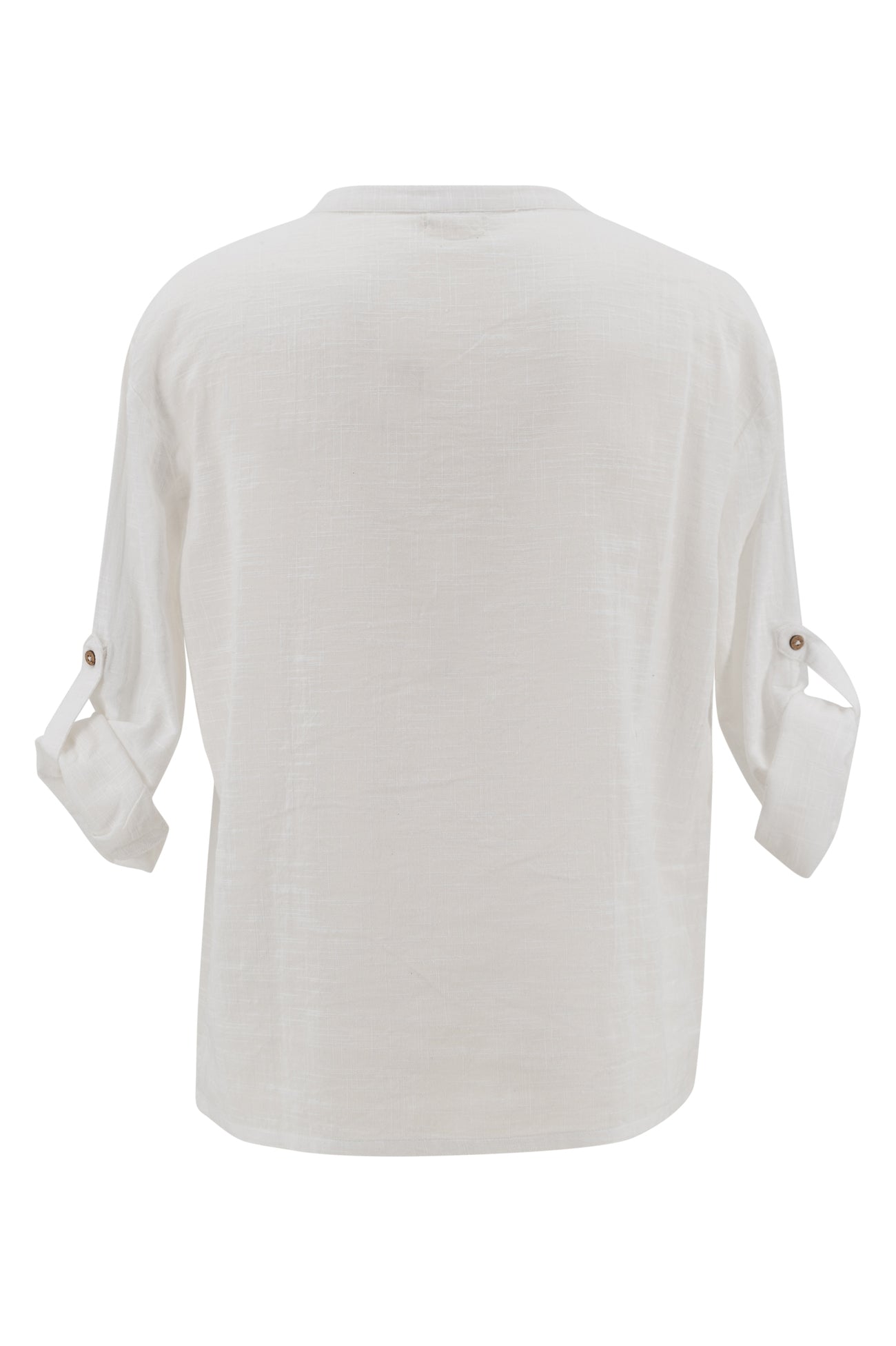 Bohemian blouse in white van ibzmode, Brands of Ibiza