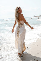 Ibizamode Top Lua Maraluna Ivory with airy ombre look and feminine summer fit
