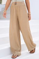 Ibzmode Pantalon Brisa Taupe rayon summer pants