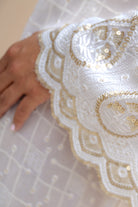 Ibzmode Tunic Amara Lunara White with subtle shimmer detail