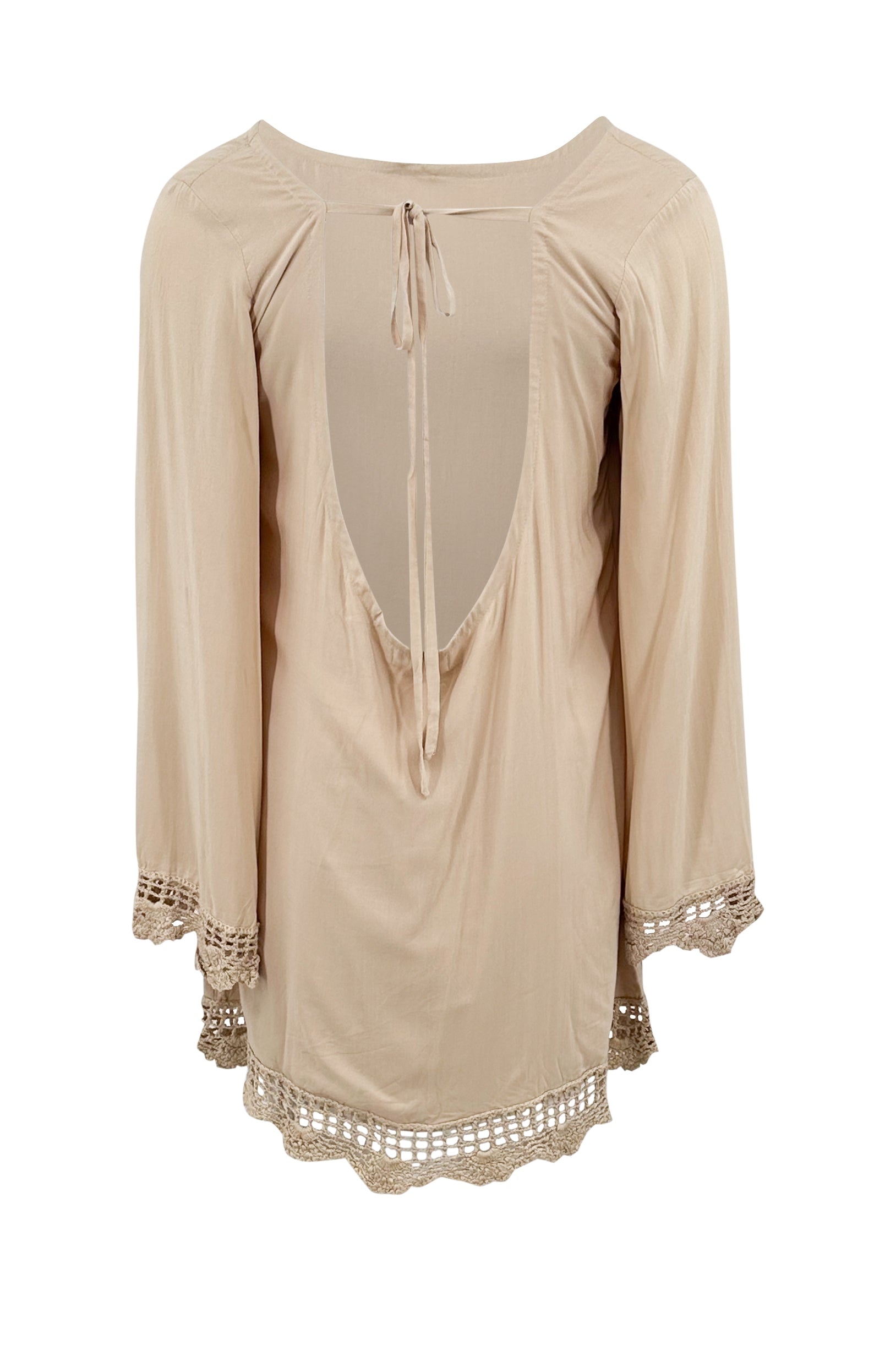 Bohemian jurk in ivory van ibzmode, Brands of Ibiza