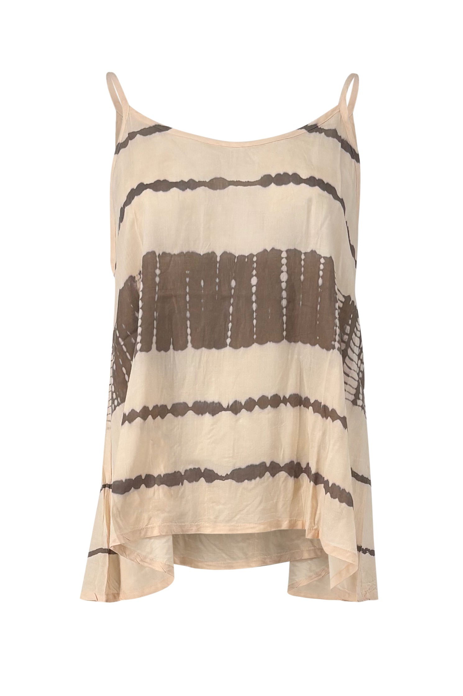 Ibizamode Strap Top Yago Maraluna Ivory with airy ombre look and feminine summer fit
