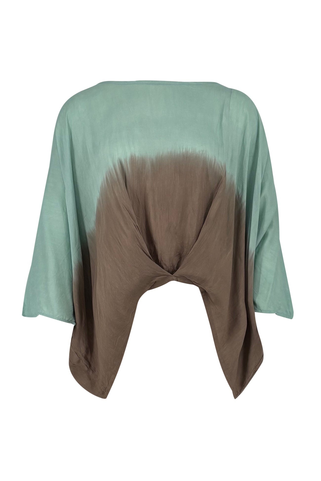 Ibizamode Top Mega Almora Mint with airy printed look and feminine summer fit