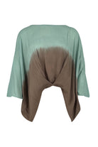 Ibizamode Top Mega Almora Mint with airy printed look and feminine summer fit