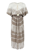 Ibizamode Dress Jen Aurelia Ivory with airy ombre look and feminine summer fit