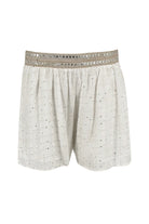 Short Tavio Lunara blanc d'Ibzmode, avec de subtils reflets