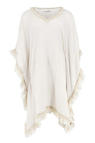 Ibizamode Bohemian Bloom ivory Javina kaftan in airy summer fabric