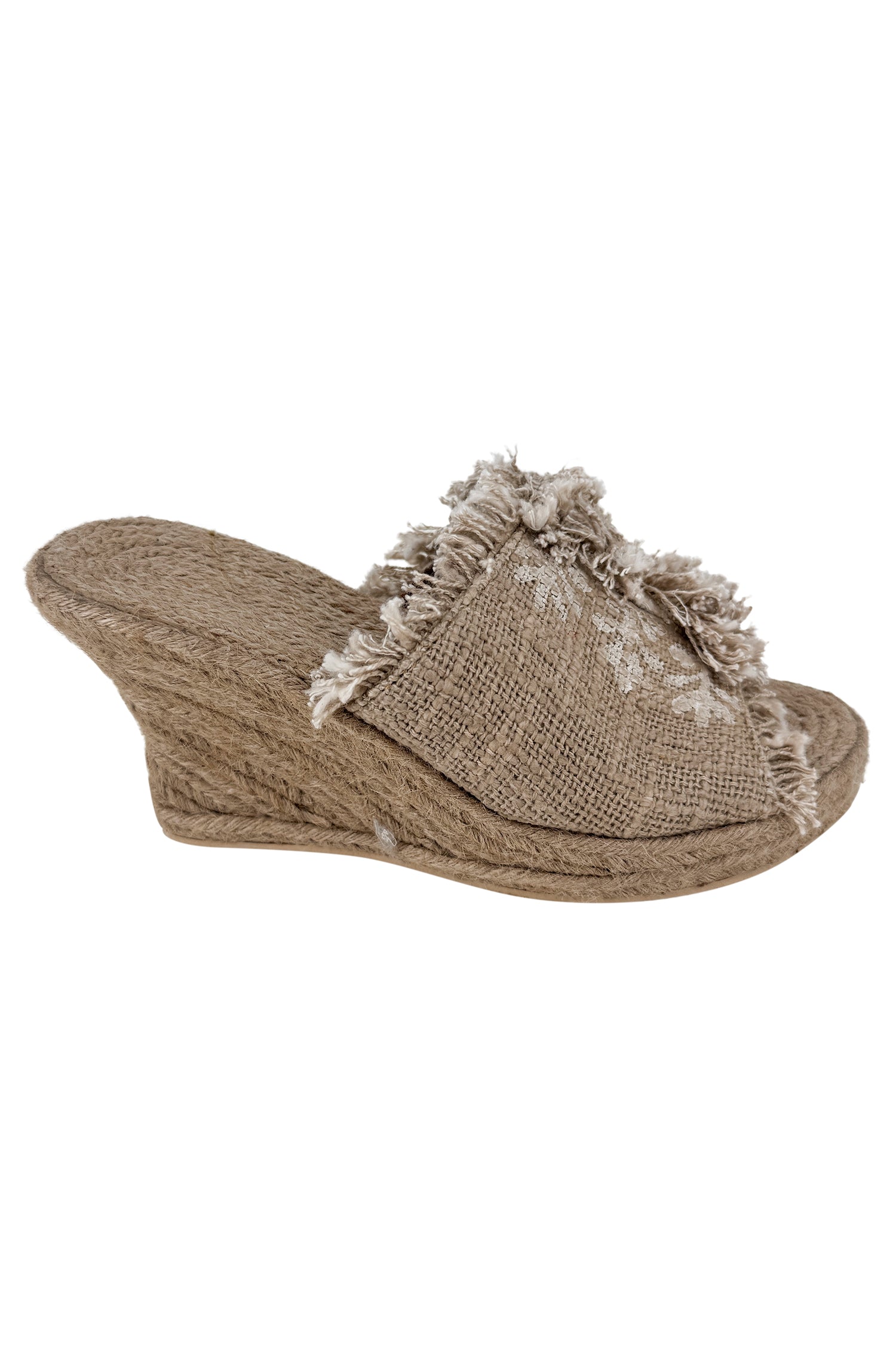 Ibzmode Wedge Terez Taupe Flower summer wedge