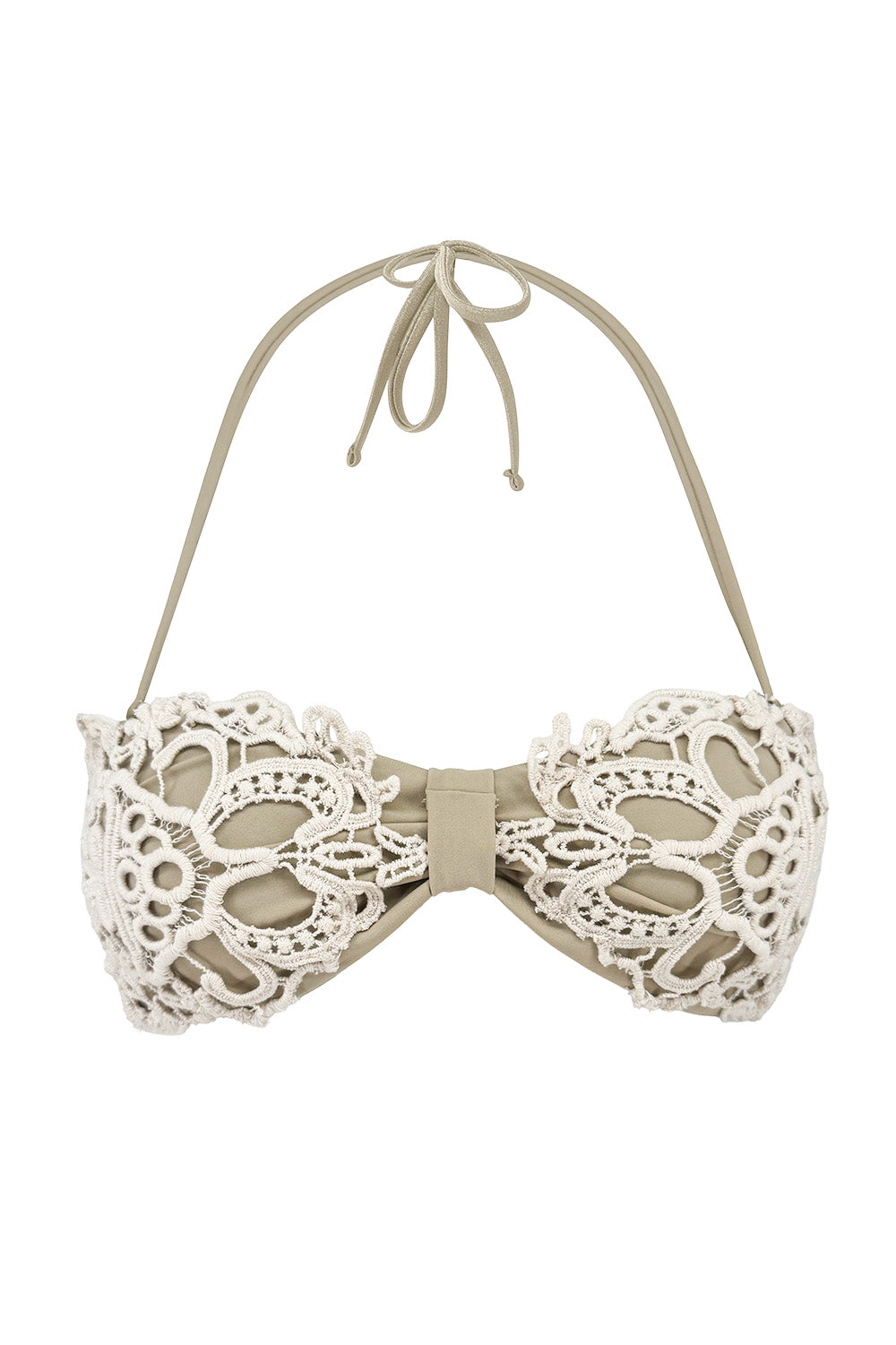 Ibzmode Bikini Top Bandeau Ibiza Beige bikini top