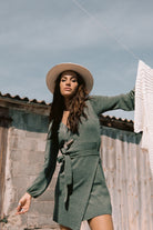 Vestido bohemio en color caqui de MOOST Wanted, Brands of Ibiza