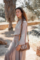 Bohemian broek in light taupe van ibzmode, Brands of Ibiza
