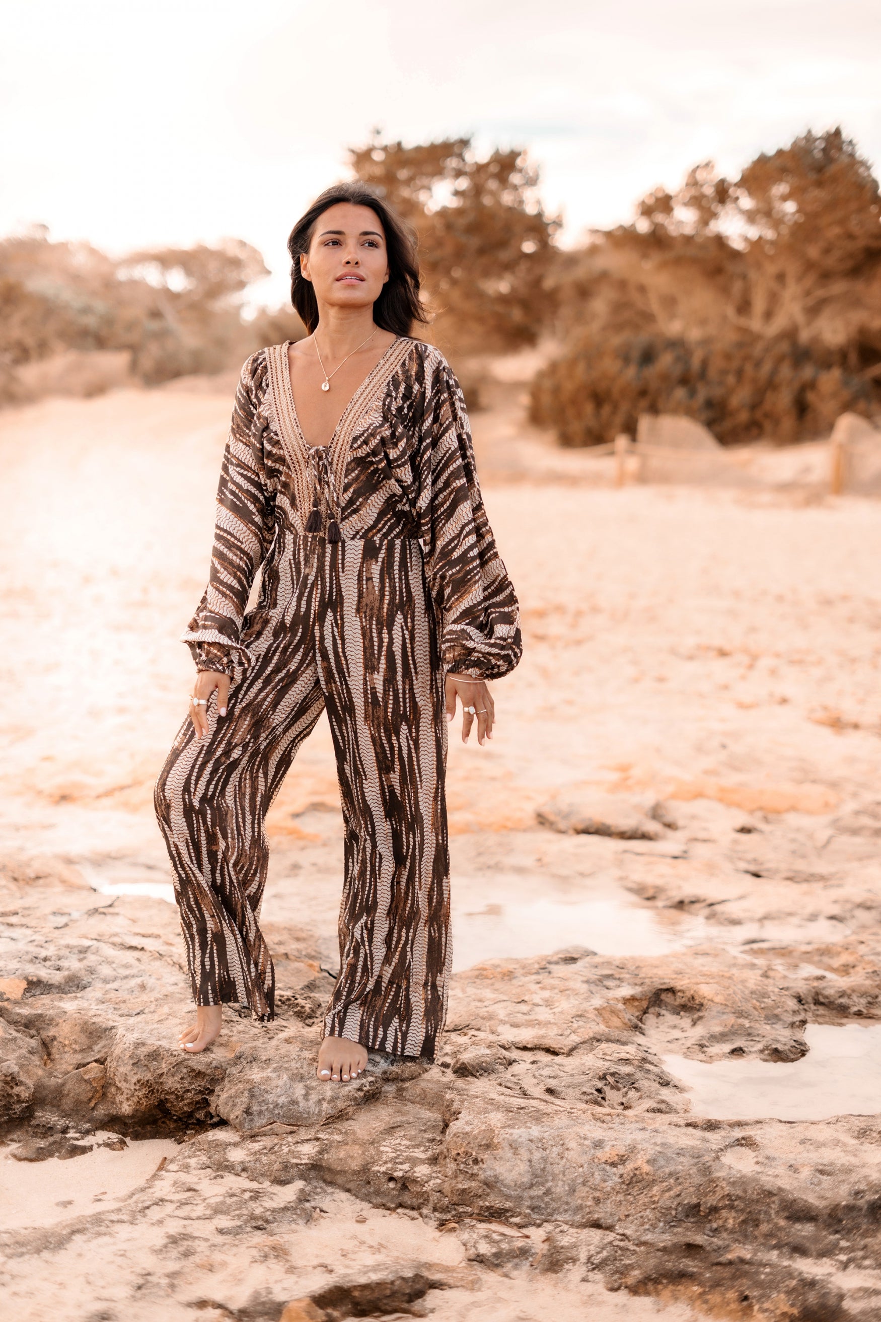 Bohemian item in brown van ibzmode, Brands of Ibiza