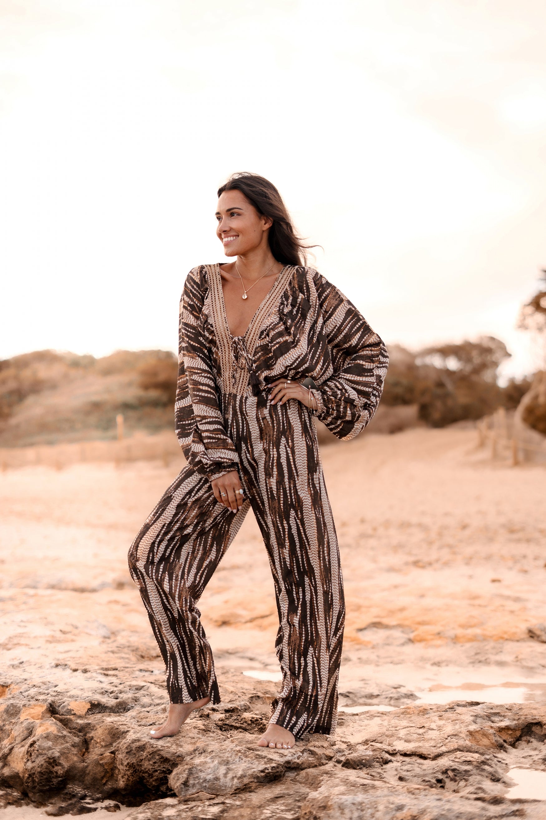 Bohemian item in brown van ibzmode, Brands of Ibiza