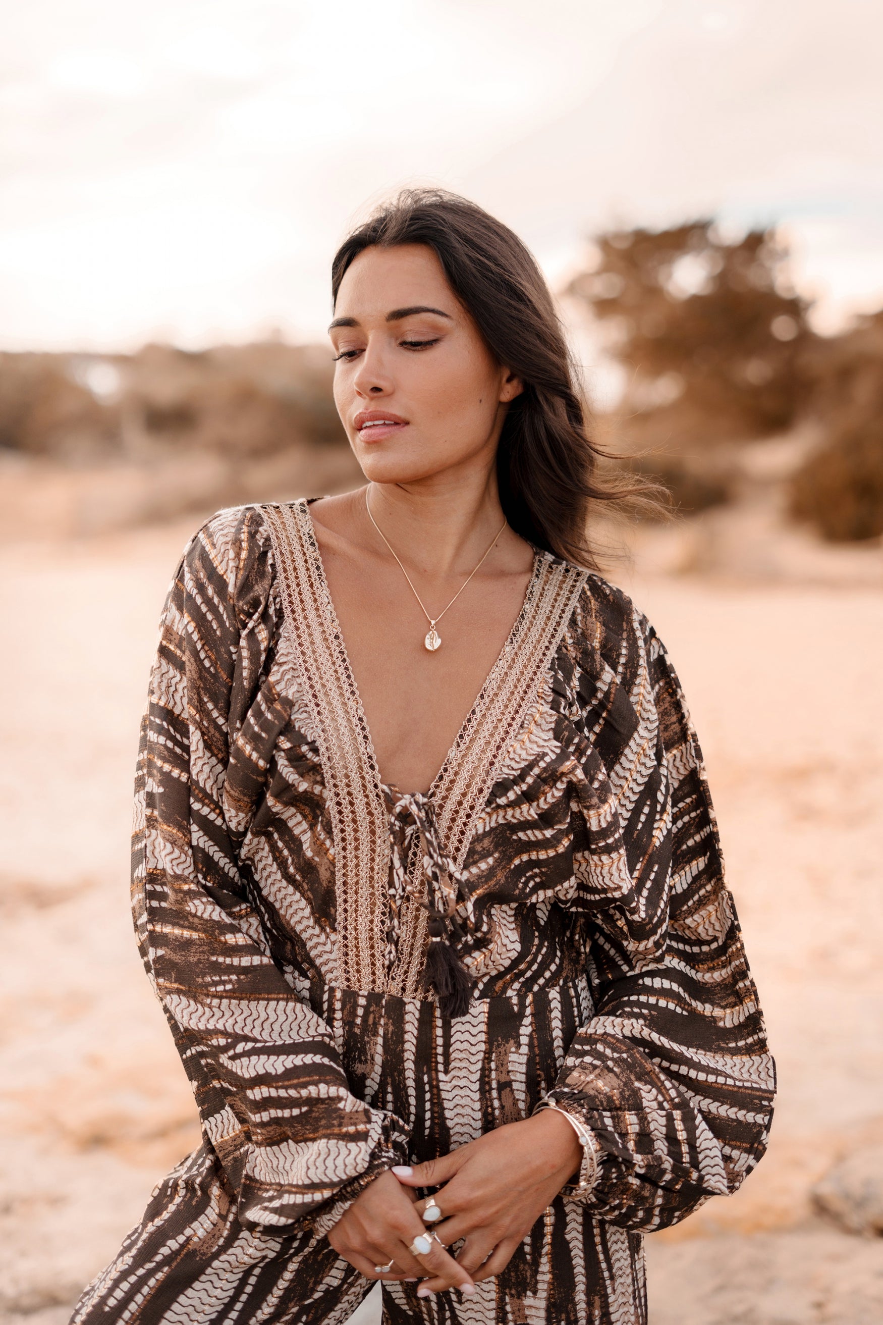 Bohemian item in brown van ibzmode, Brands of Ibiza