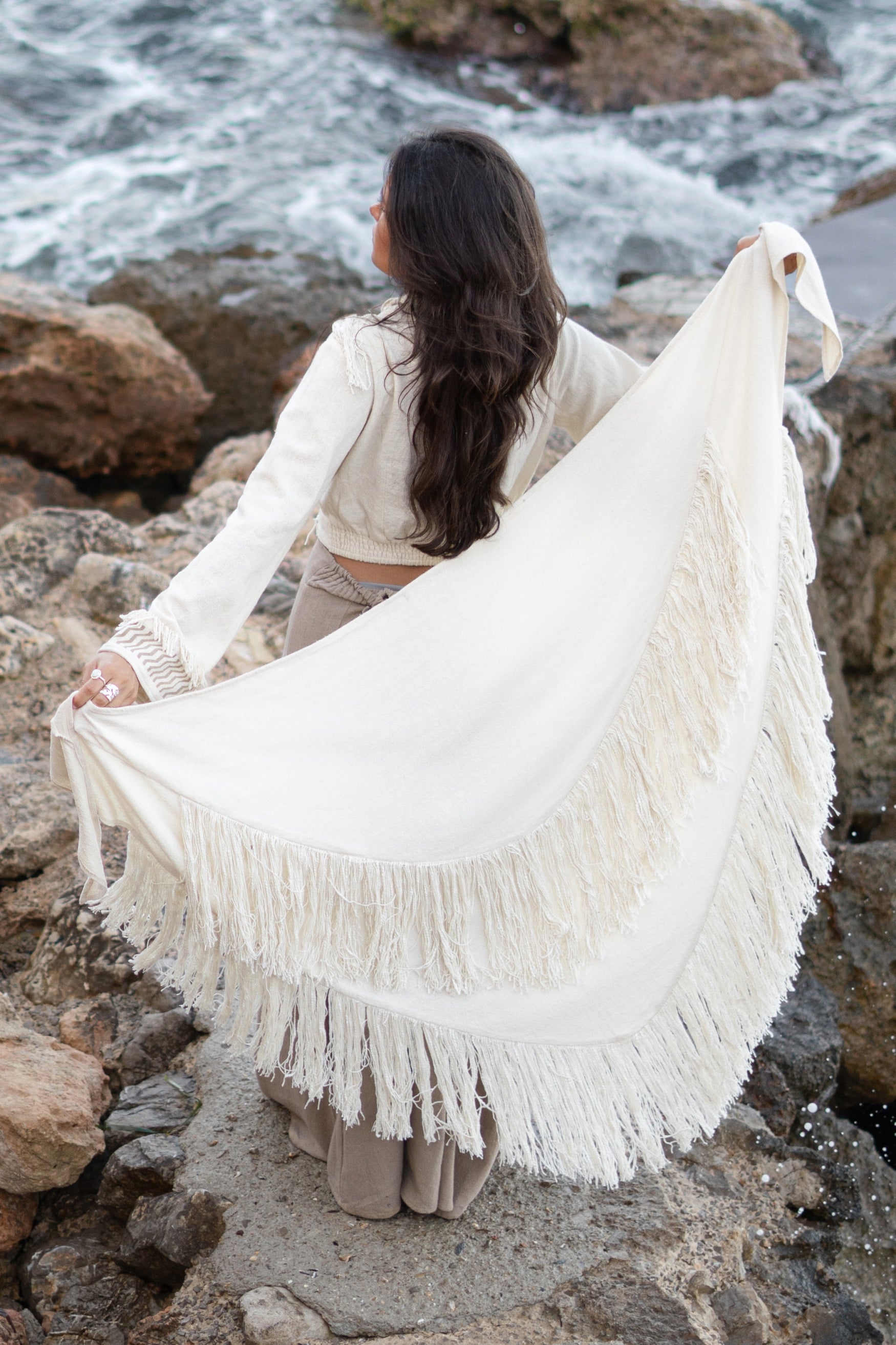Bohemian item in light taupe van ibzmode, Brands of Ibiza