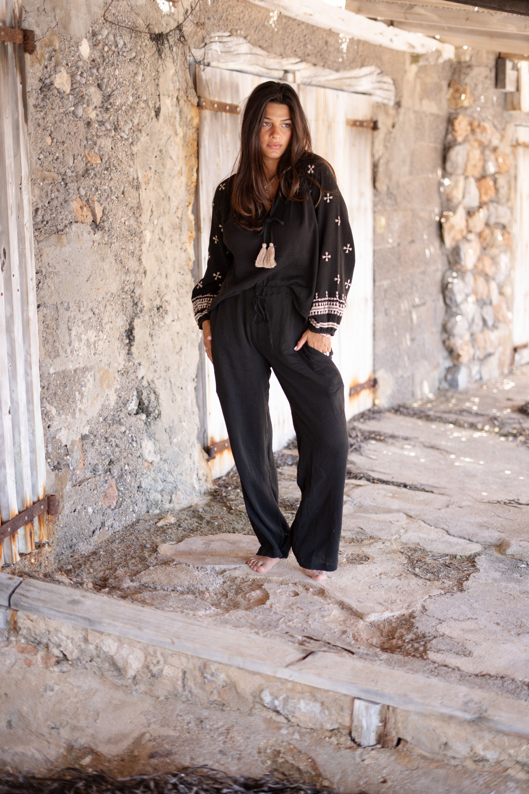 Bohemian item in black van ibzmode, Brands of Ibiza