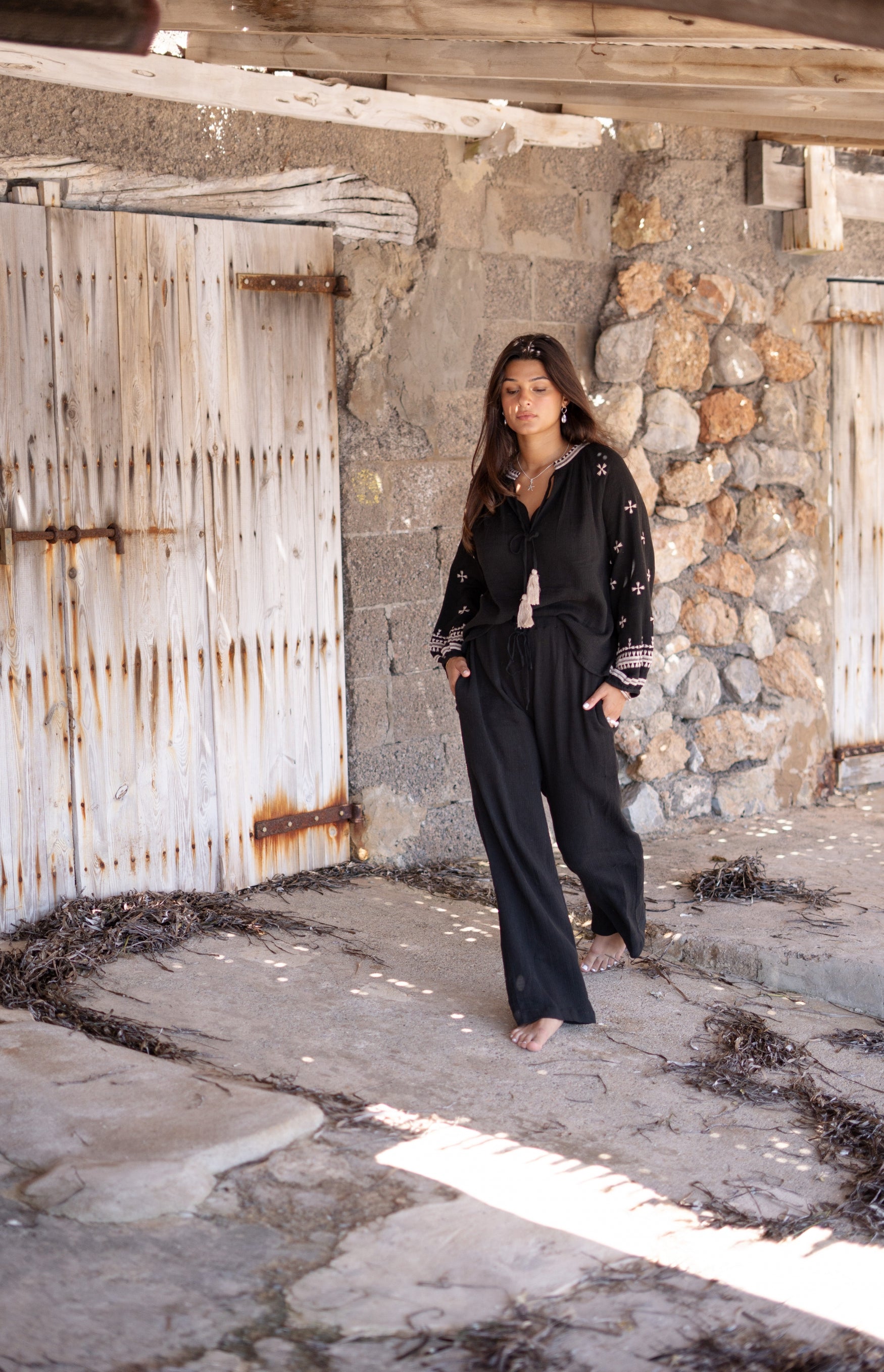 Bohemian item in black van ibzmode, Brands of Ibiza