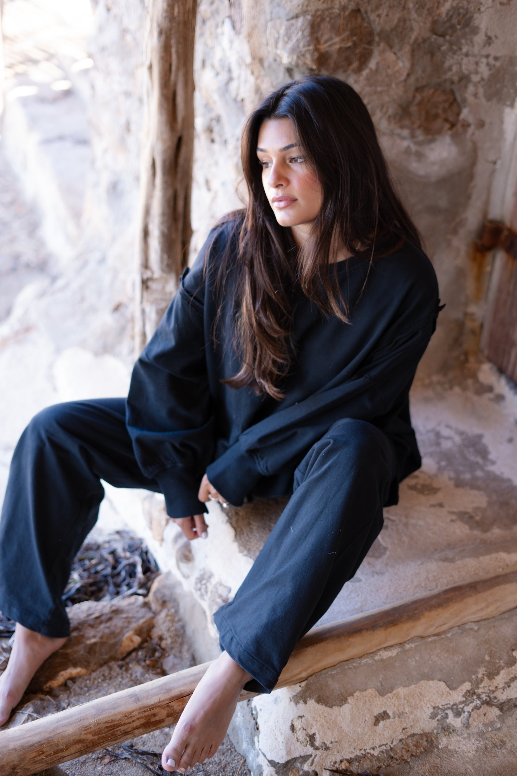 Bohemian broek in black van ibzmode, Brands of Ibiza